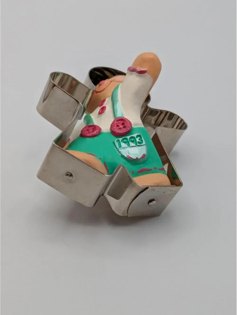 Hallmark Keepsake Ready for Fun 1993, Tin Gingerbread Boy Vintage Ornament